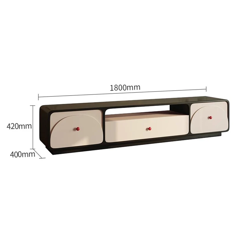 حامل تلفاز حديث مع أدراج تصميم فرنسي فريد من نوعه حامل تلفاز أنيق فاخر جمالي موبيلتو بورتا تلفزيون أثاث غرفة المعيشة