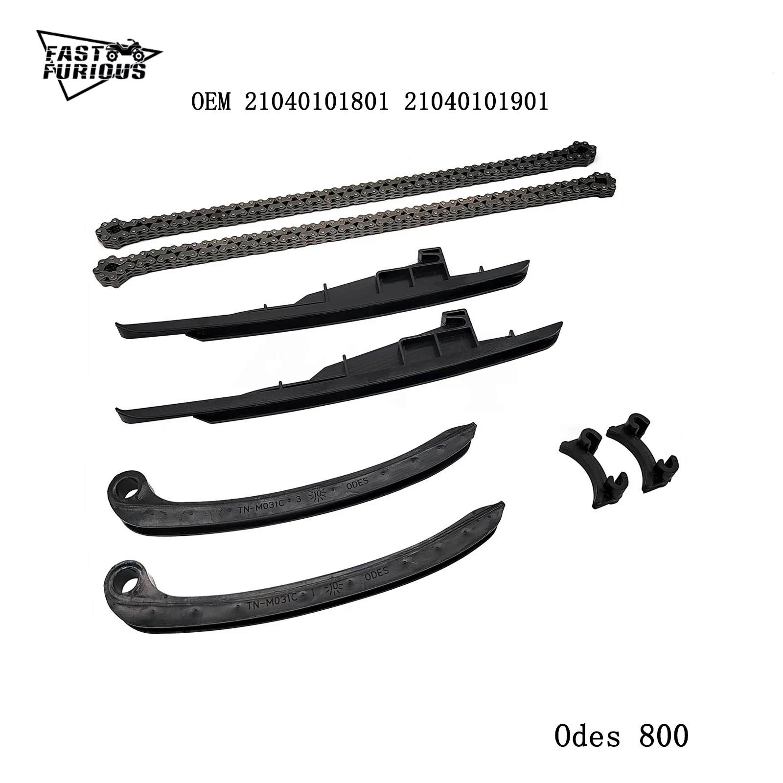Engine Timing ChainRepairKit For  ODES 800 ATV UTV CHAIN GUIDE &CHAIN TENSION OEM 2104010190121040101801