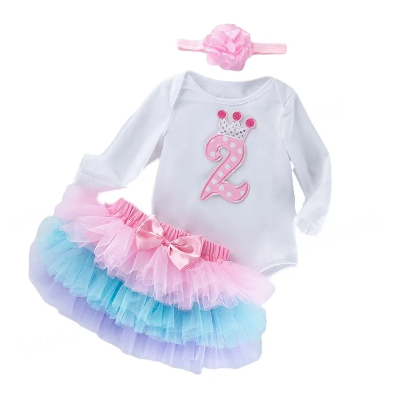 Recém-nascido Baby Girl Birthday Dresses, 1 ° Aniversário Outfit, Toddler Photoshoot Traje, vestido de batismo