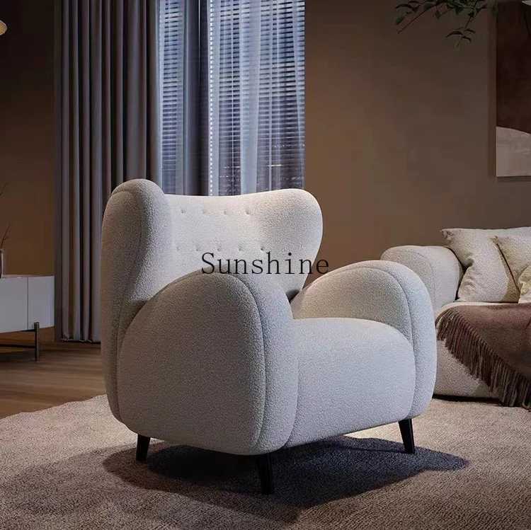 Modern and simple Nordic fabric size apartment club beauty salon sofa tiger chair