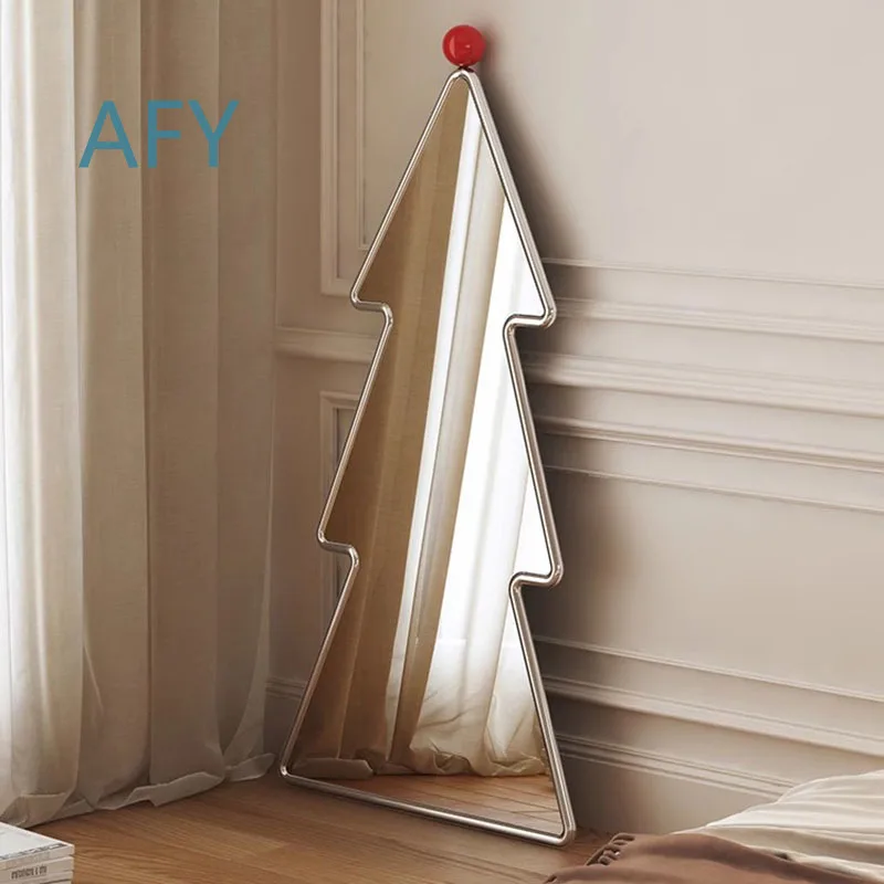 Korean Style Aesthetic Mirror Art Sticker for Bedroom Living Room Modern Home Decor for Garden Wall Decoration Irregular