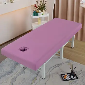 Beauty Bed Cover With Hole Waterproof And Oil Resistant Bed Sheet Special And Perforated…