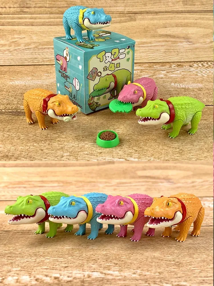 SO-TA Original Gashapon Anime Figurine Cute Doggator Pets Colours Dog Crocodile Action Figure Kawaii Capsule Toys Gift