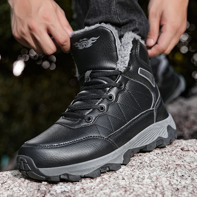 Big Size 48 Men Boots High Quality Hking Shoes High Top Tactical Sneakers Boots Outdoor Sneakers Mountaineering Camping Shoes