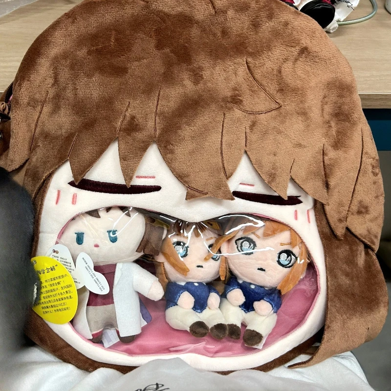 الجملة أنيمي دور فتاة أنيتا هايلي Kawaii تأثيري على ظهره Itabag لوليتا المرأة DIY مضحك الوجه شفافة حقيبة كتف هدية
