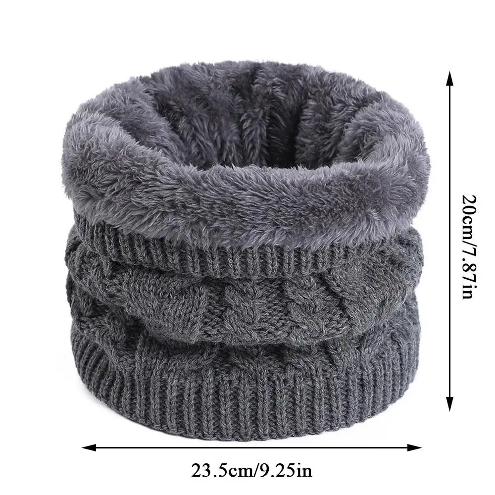 Szalik na szyję, pluszowy polar, dzianinowy szal, bandana, szalik w warkocz, dekoracja szydełkowa, wełniane szaliki dziewiarskie, przydatna osłona na twarz, zimowy otulacz.