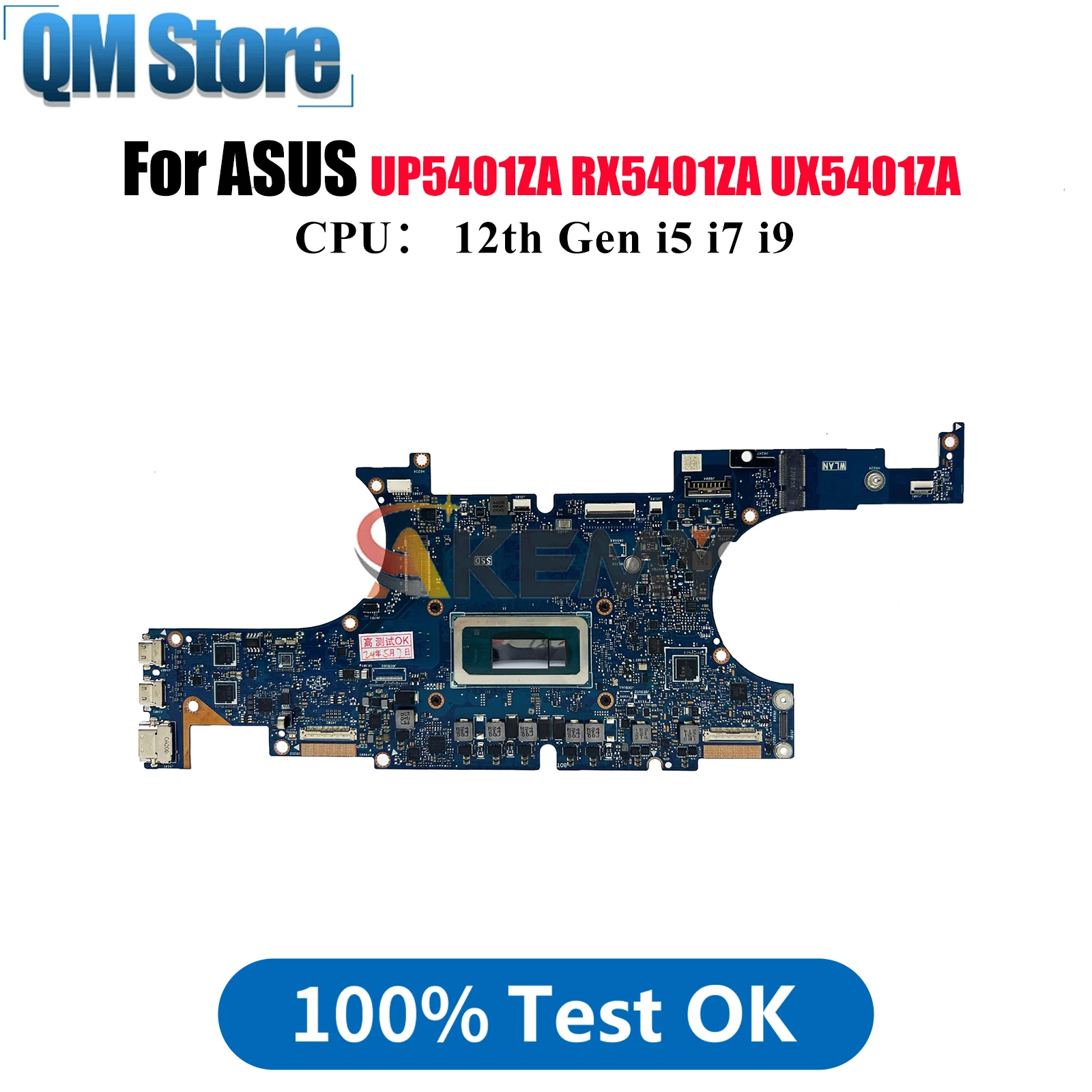 

UX5401ZA Материнская плата для ноутбука ASUS ZenBook BX5401EA UX5401 UP5401EA RX5401EA UX540ZA Материнская плата для ноутбука 12-го поколения i5 i7 i9