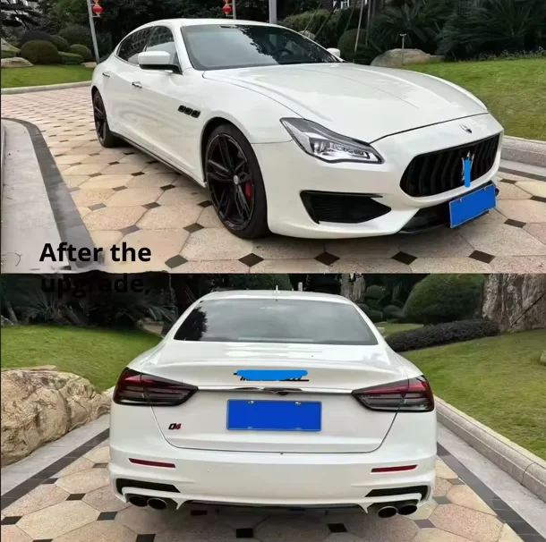 

High Quality LED Headlight & Tail Light Set 13-19 for Maserati Quattroporte New GTS Sport Front Rear Bumper Upgrade