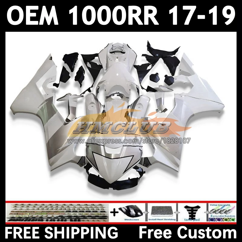 OEM Body For HONDA CBR 1000RR 1000 CBR1000 RR CC 79No.75 CBR1000RR 17 18 19 1000CC 2017 2018 2019 repsol silve Injection Fairing