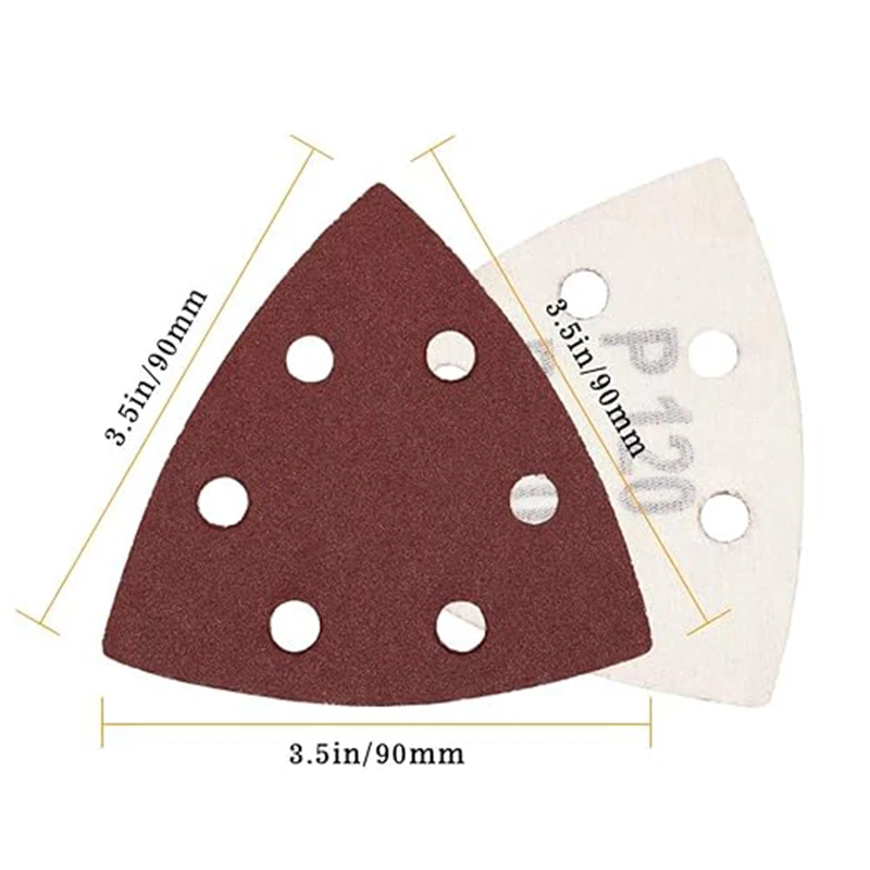 90*90*90 مللي متر مثلث الصنفرة مادة الألومينا أدوات جلخ النجارة تلميع المعادن وأدوات قرص الطحن اكسسوارات