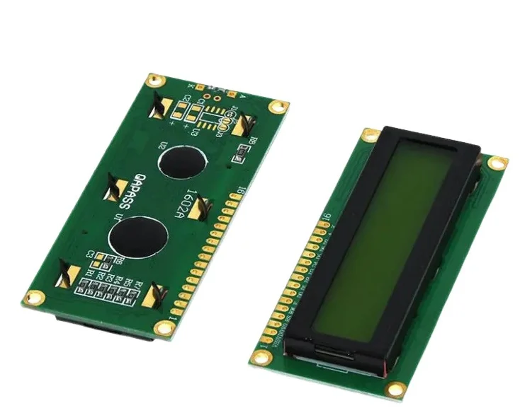 Yellow-green Screen 1602 Lcd Screen Lcd1602alcd-1602-5v 5v Black Font with Backlight
