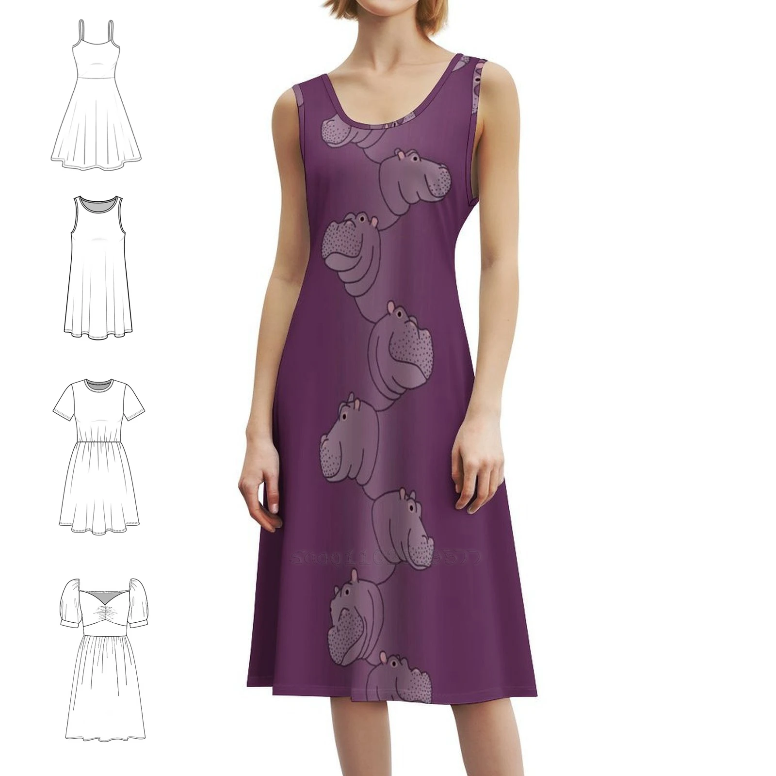 

Hippoline-Hippo женское уличное платье в стиле хип-хоп с графическим принтом вечерние клубная одежда Hippo Hippopotame Hippopotames Woman