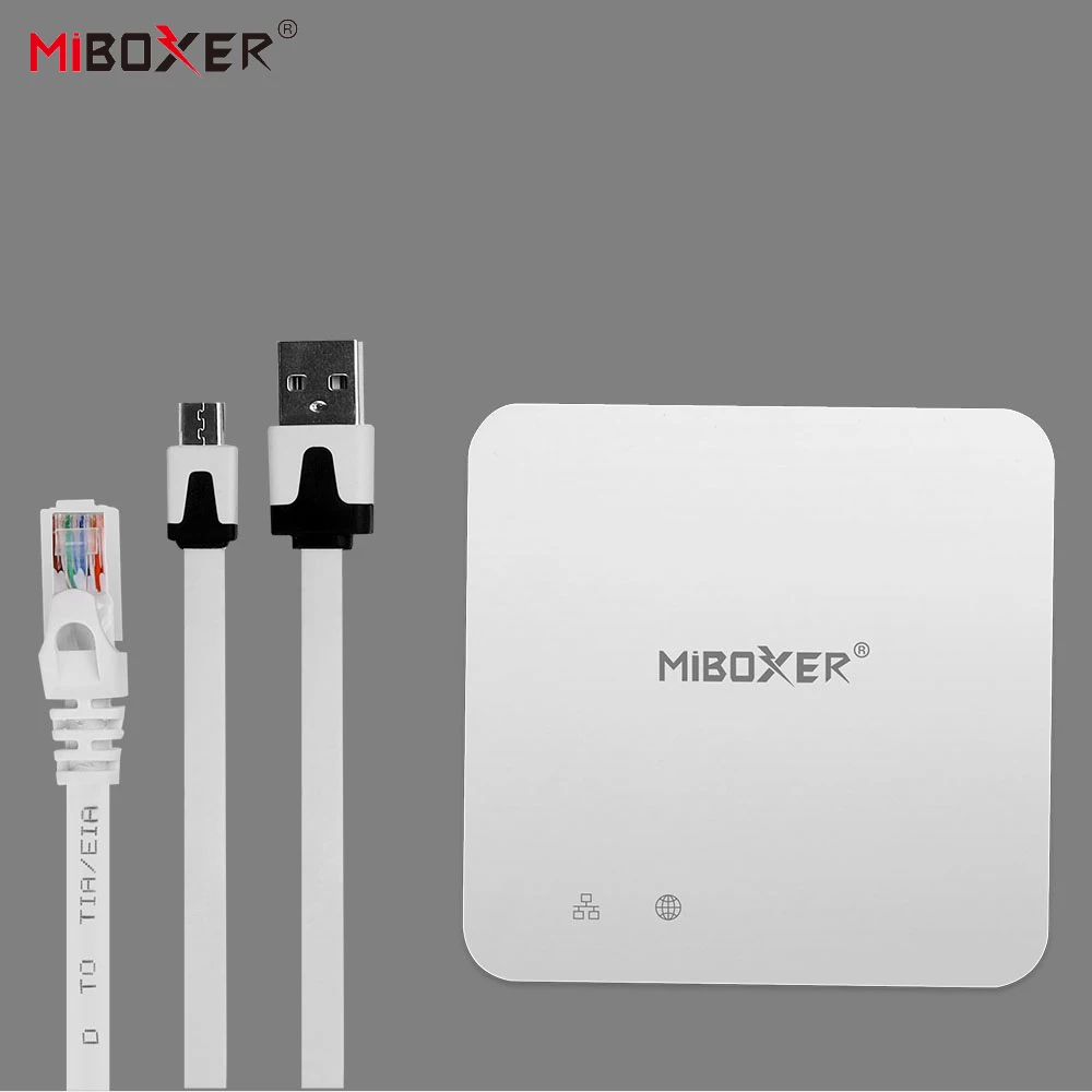 Miboxer ZB-BOX2 Zigbee 3.0 przewodowa bramka pojedyncza/podwójny kolor/RGB/RGBW/RGBCCT TUYA kontroler aplikacji kompatybilny z IOS/Andriod