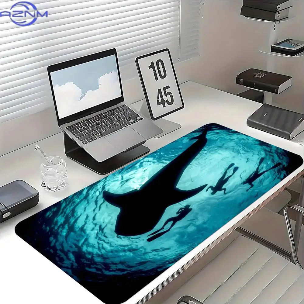 Undersea shark Mouse Pad Large Computer Office Game Table Mats XXL Rubber Anti-slip Gaming Keyboard Mousepads Long Desk Pads