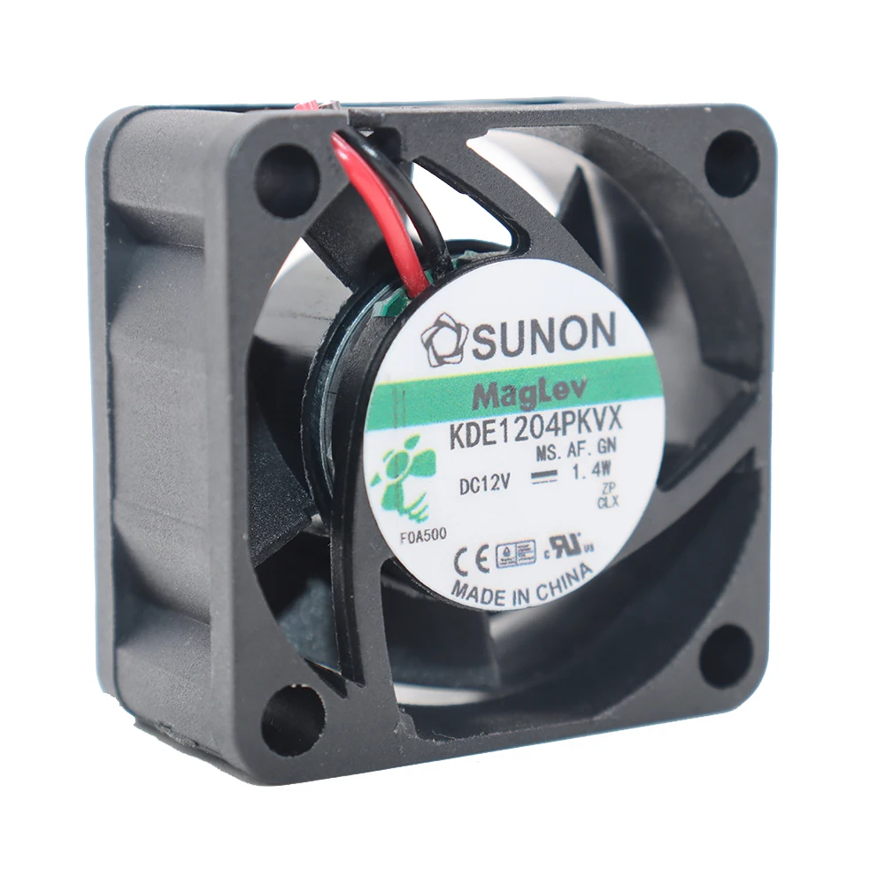 Original SUNON 4cm KDE1204PKVX Magnetic Levitation Fan High Airflow 1.4W - Direct Replacement for 4020 Fans