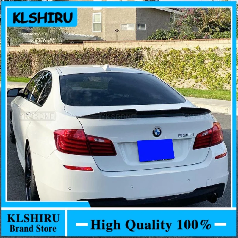 For BMW 5 Series F10 F18 M5 520i 525i 528i 530i 535i 2010-2017 PSM Style Car Rear Spoiler Wing Trunk Lip Tail Trunk Spoiler Trim