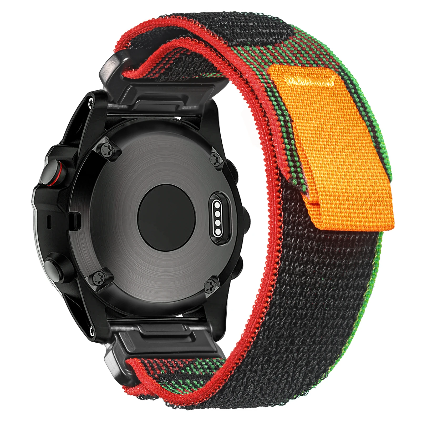 Hemsut Quickfit Trail Loops for Garmin Tactix Watch Band Nylon Strap Woven For Fenix Forerunner 20 22 26