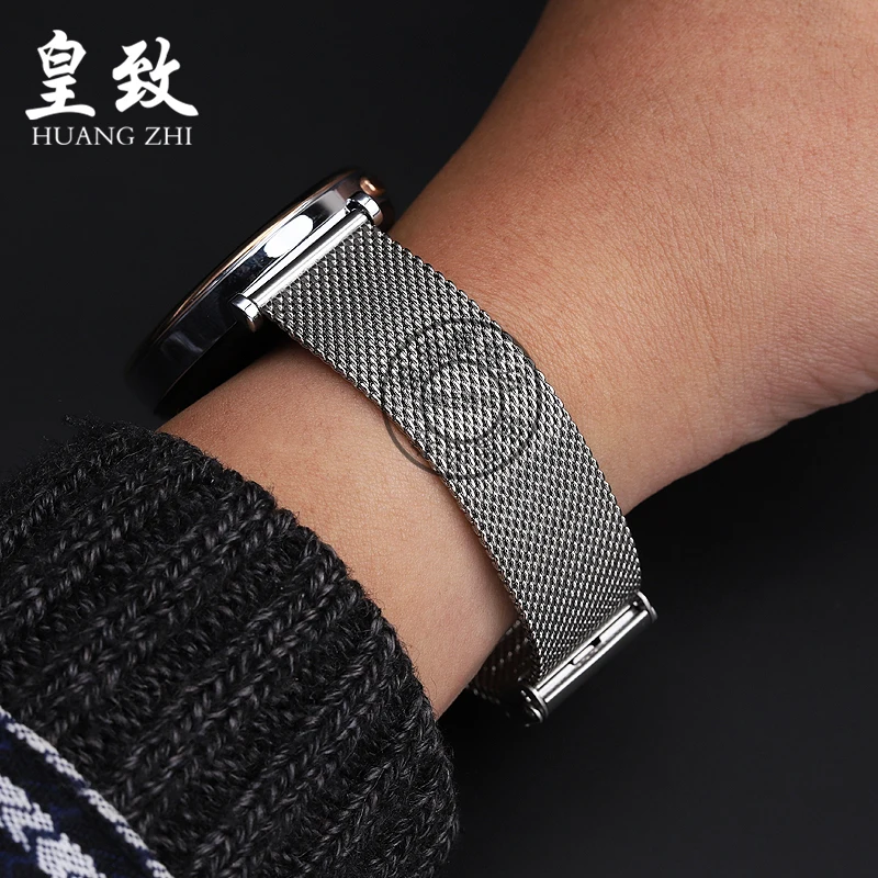 For Casio Small Square Lunar Stainless Steel Watch Strap MTP-M300 M305 MTP-1375 1374 Milan Mesh Strap Watch Chain 20mm Bracelet