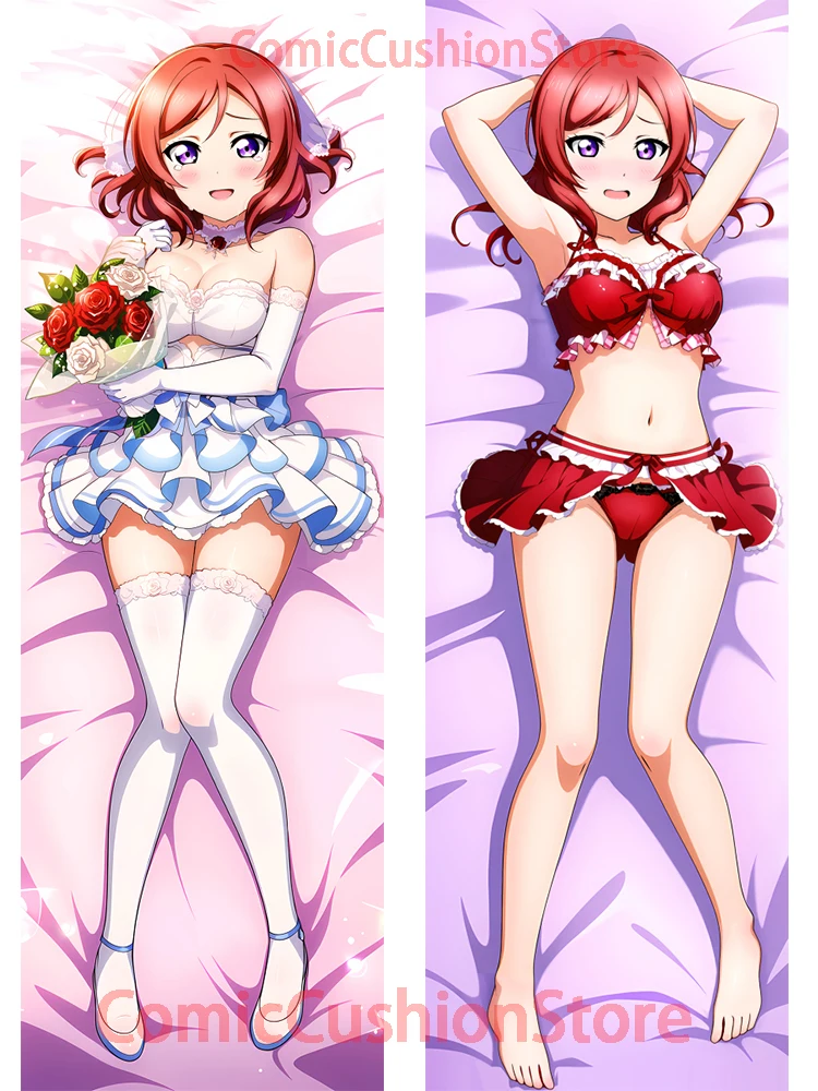 

Dakimakura anime Дакимакура аниме nishikino maki love live! Двухсторонняя наволочка для тела с принтом в натуральную величину, наволочка для взрослых