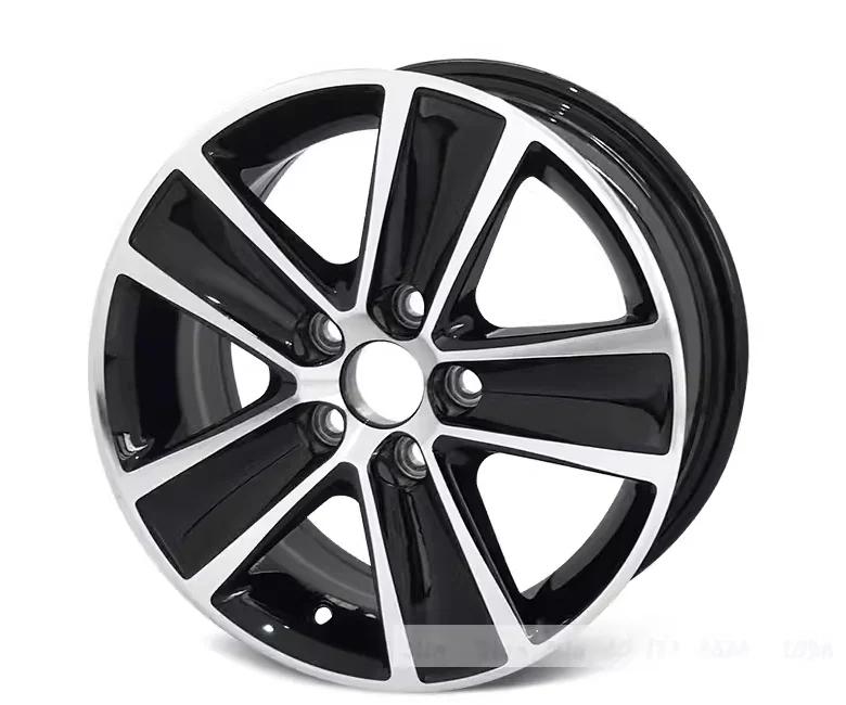 14 Inch OEM Sport Alloy Wheels Silver Black Blade Radiating Spoke For Mini Hatchback 4x100 Compact Car Rims