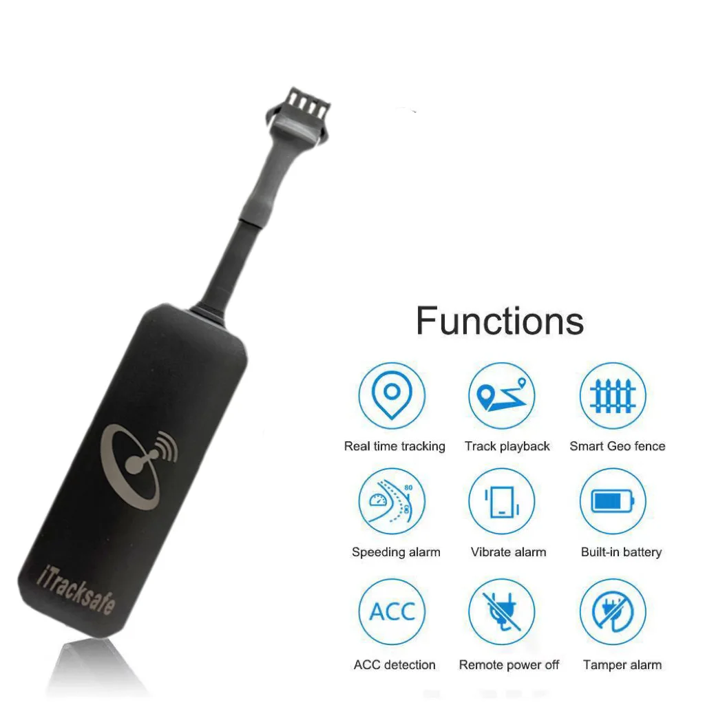 Alarm wibracyjny Geofence Cut Off Power Vehicle GPS Tracker Device for Motorcycle Car Tracking