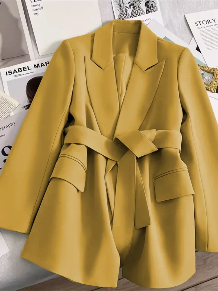 Marynarka dla kobiet Wiosna Jesień Nowość w odzieży wierzchniej Biuro Lady Moda Marynarki Luźny krój Odzież damska Płaszcze Kurtka damska