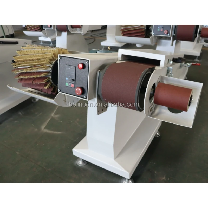 Belino Manual Wood Brush Sanding Profile Sander Machine for Chair Leg and Kitchen Chop
