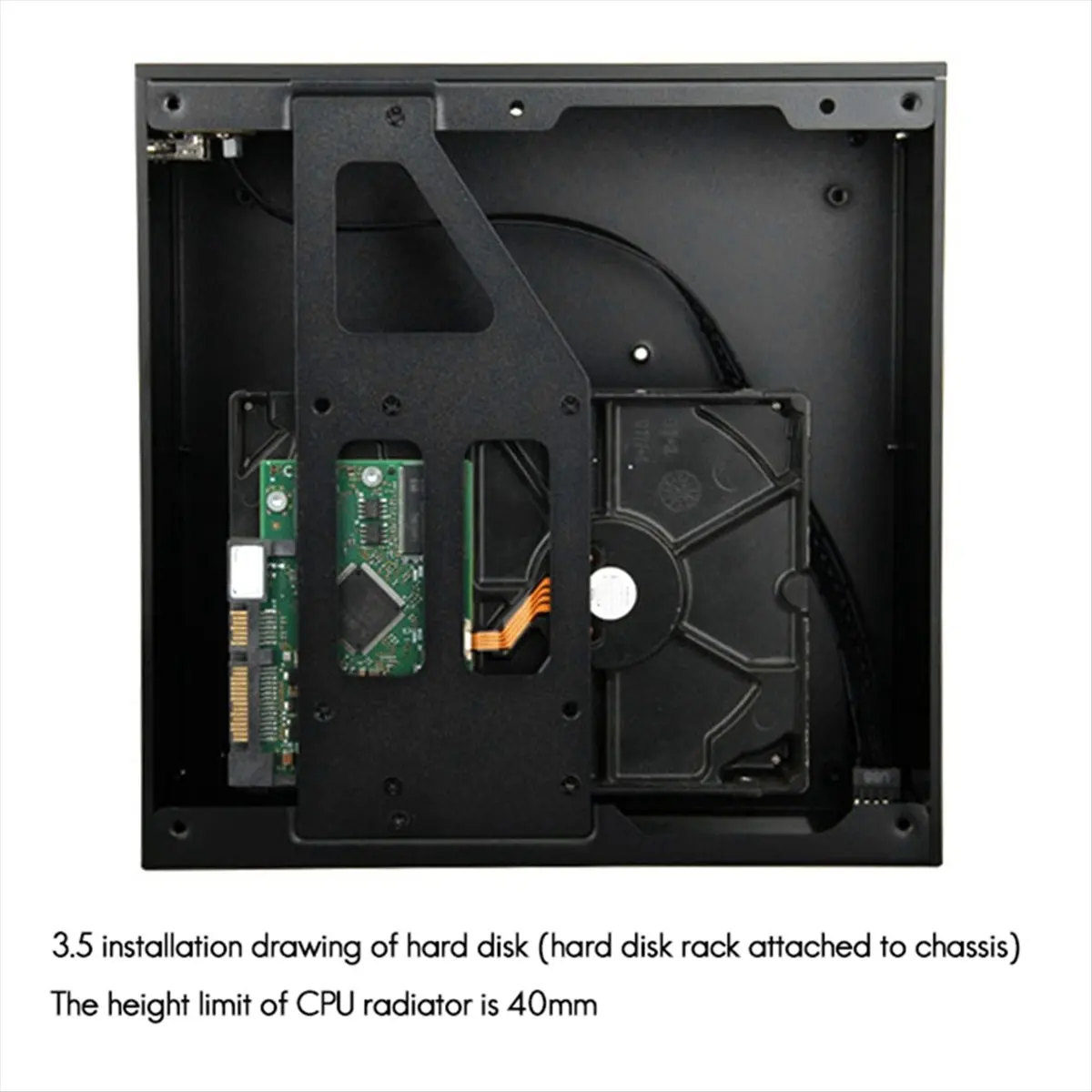 2026 New + Mini ITX Computer Case Chassis Aluminum HTPC Mini ITX DIY PC Cases A01 Chassis HTPC Horizontal Computer