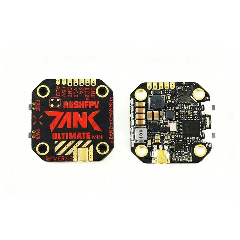 RUSHFPV TANK MINI 5.8G 48CH PitMode 0/25/200/500/800mW Commutabile 20x20 Ultimate Impilabile FPV Trasmettitore VTX Per FPV RC Drone