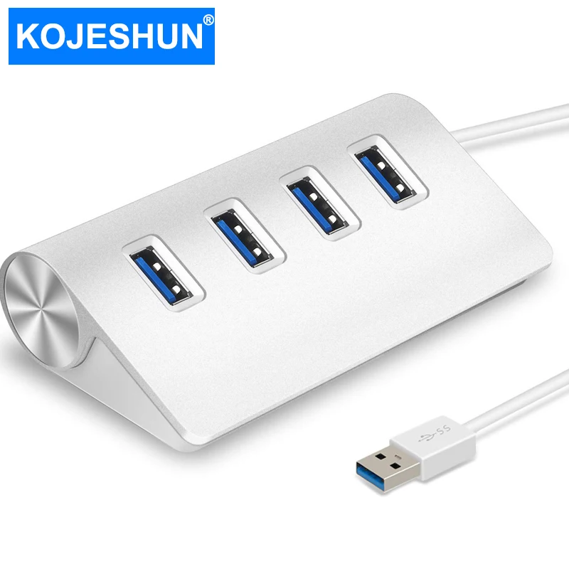 Hub Usb 3.0 in alluminio 4 porte adattatore Multi Splitter ad alta velocità Expander Computer portatile Pc Office Hub fino a 5Gbps accessori