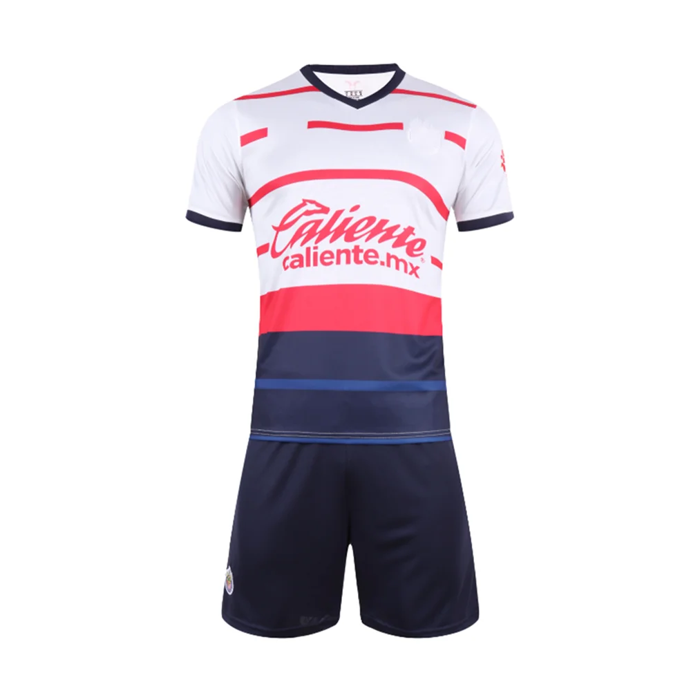 aldult children's clothing  boy girl Chivas usas Fans shirt Training wear games Football Shirt Men Kids Kit Tops and shorts