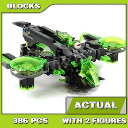 386pcs Nexoes Knights Berserker Bomber MechaByter Detachable Winged Eye Vyro Suit 10816 Building Block Toy Compatible with Model