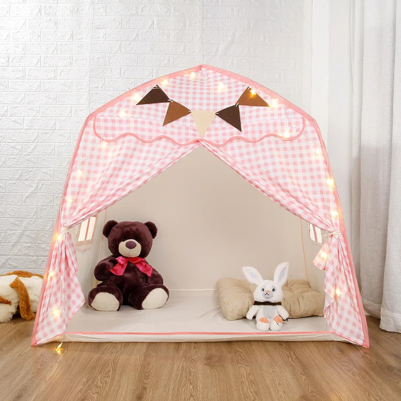 Tenda da letto per bambini Giocattoli per bambini Tende Tenda da gioco per bambini Baldacchino per letto Spazio per la privacy Dormire Drafty Room Tende da sogno Tenda da gioco per interni