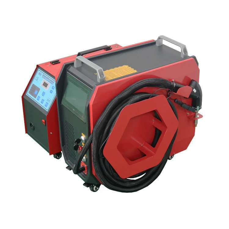 New Mini Small Air Cooling Handheld Cw Fiber Laser Welding Machine Welder  1500w Wsx Head Max Fiber for Steel Aluminum Welding
