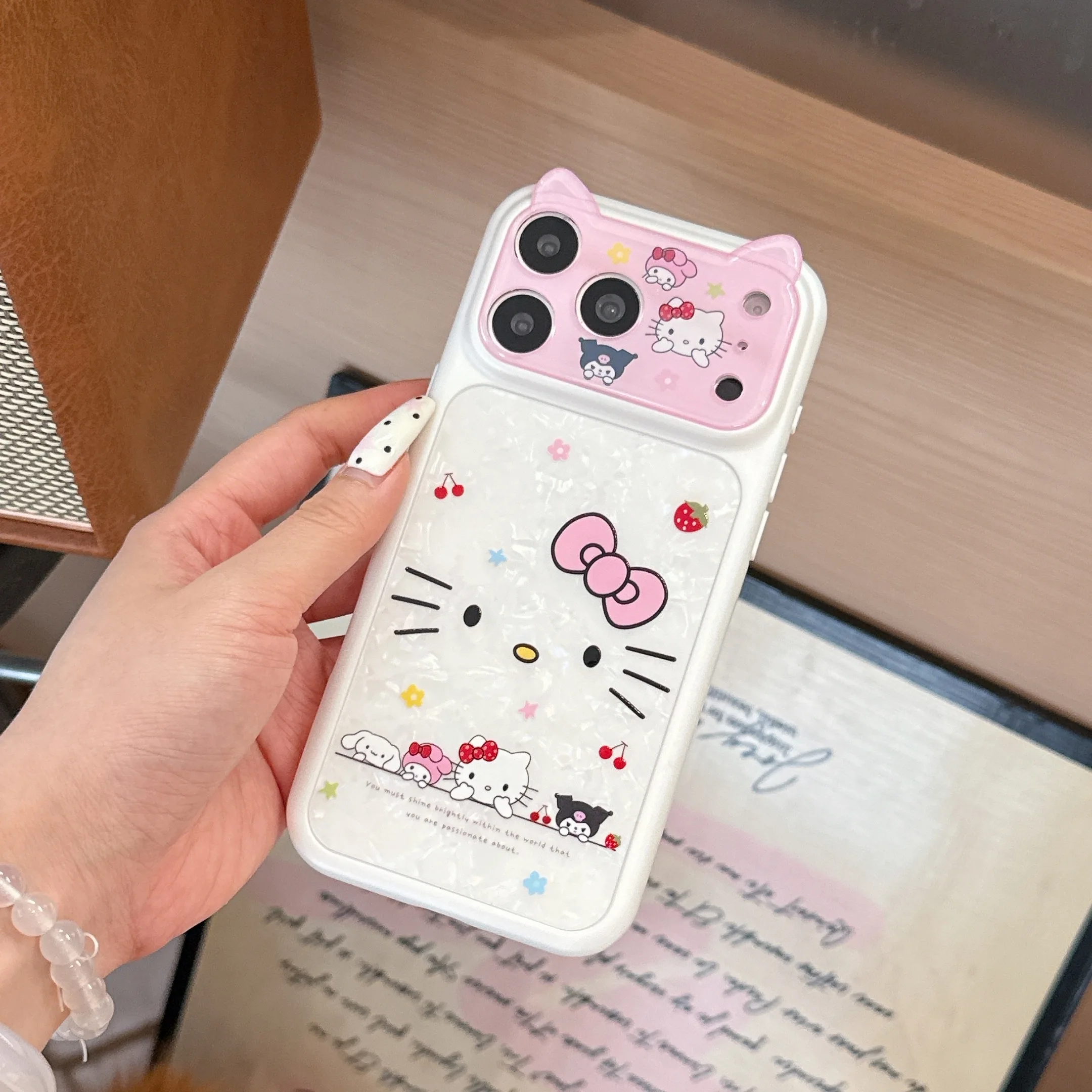 Cute Cartoon Y2K Hello Kitty Mobile Phone Case for IPhone 17 Pro Max 17 Pro 16 Pro Max 17 16 15 Pro Max Phone Case view 2