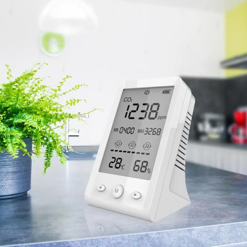 Q39B Carbon Dioxide CO2 Detector with Min Display Temp Humidity
