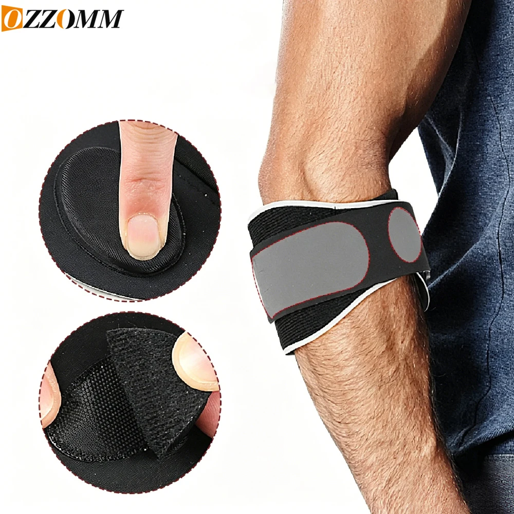 Tennis Elbow Brace - دعامة كوع قابلة للتعديل مع وسادات