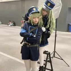 Game Blue Archive Railway Academy New Student Lovely Uniform Cosplay Costume Halo Wig Hat Women Halloween Carnival Role Play