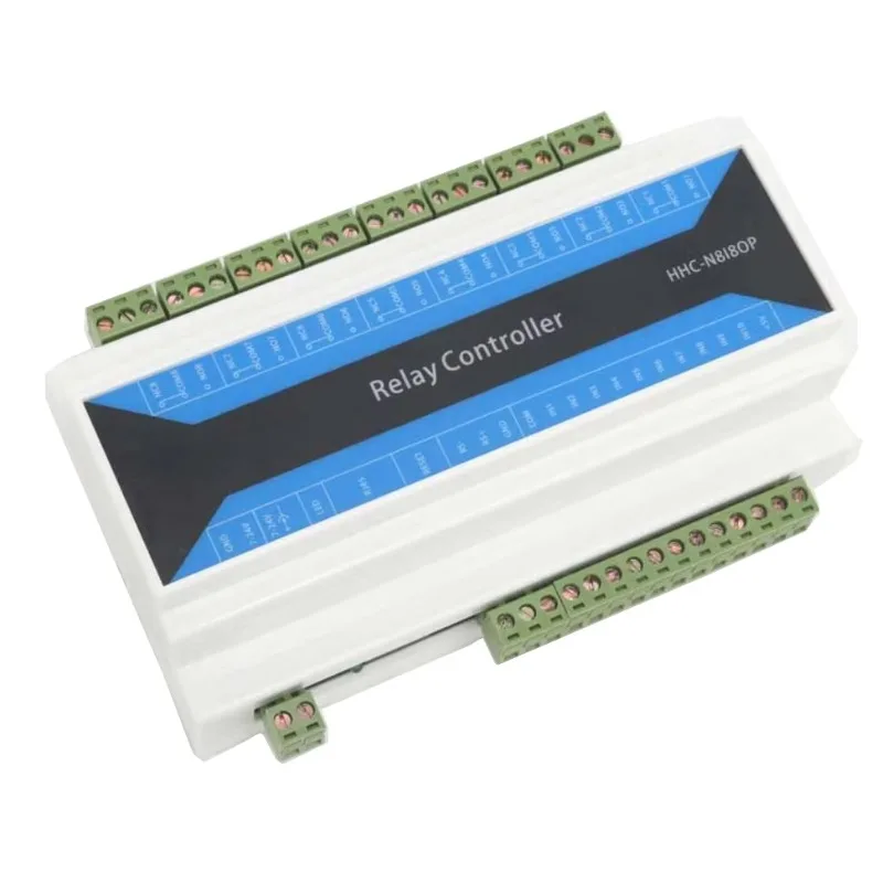 8 Channel Industrial Ethernet IP Network Relay Module Remote Controller Device Ethernet to RS485 Bistable Relay MODBUS TCP