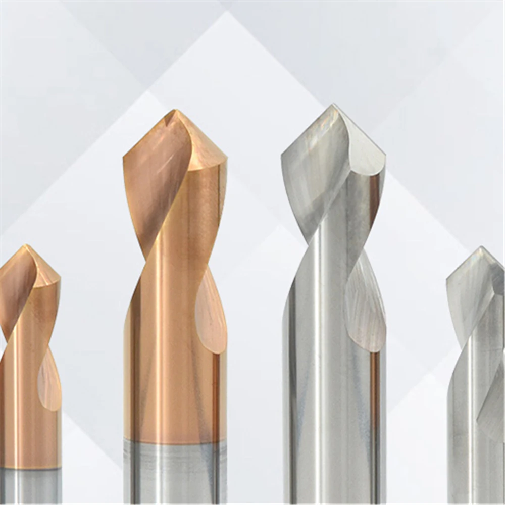 Spot Drill 90° 2-16mm Chamfer Mill Center Bit CNC Router Bit Milling Cutter Carbide End Mill Aluminum steel Metal Milling Cutter