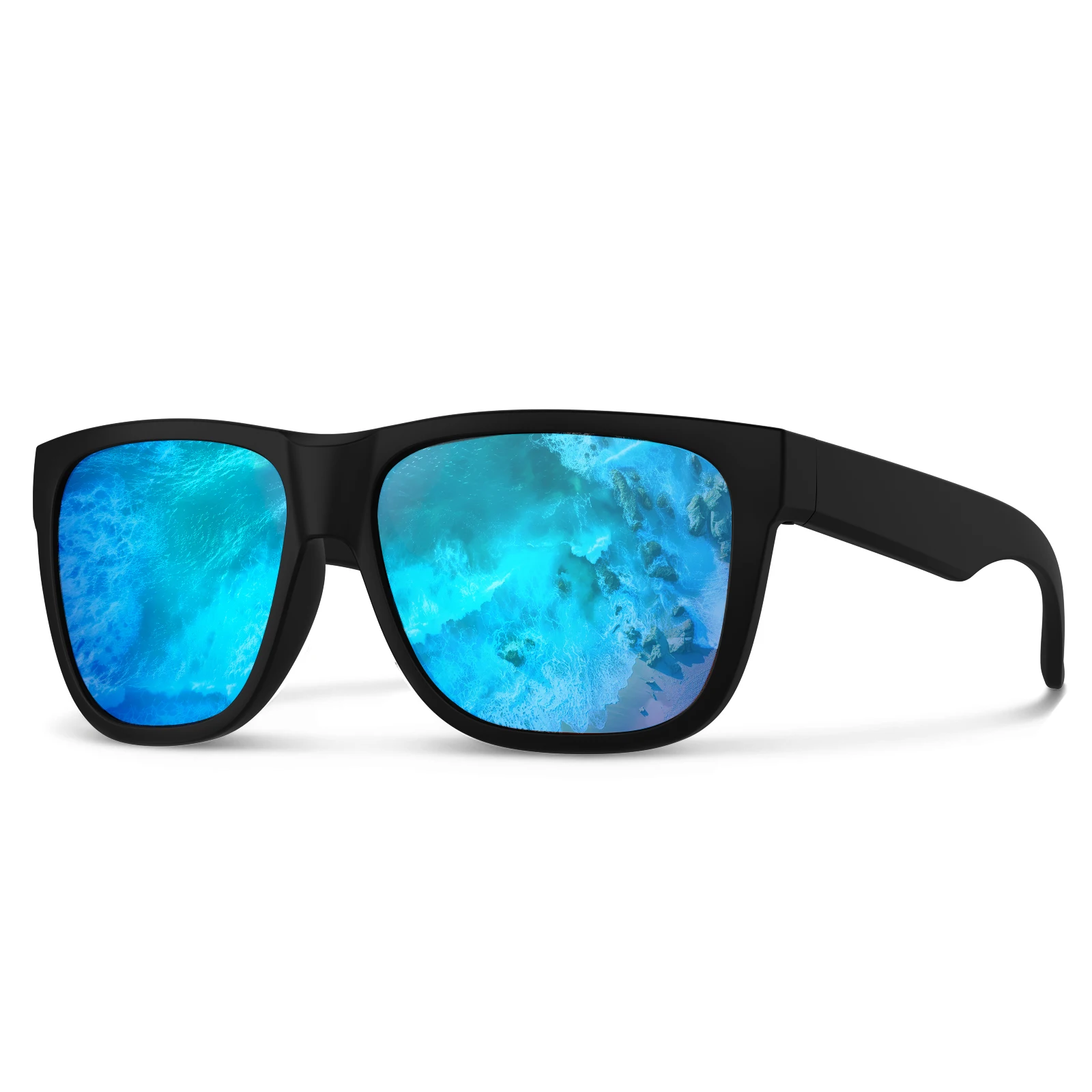 

MAXJULI XL Oversized Z87 Polarized Sunglasses Big Wide Head Men Women TR90 UV400 Lightweight Square Safety Glasses Z8246