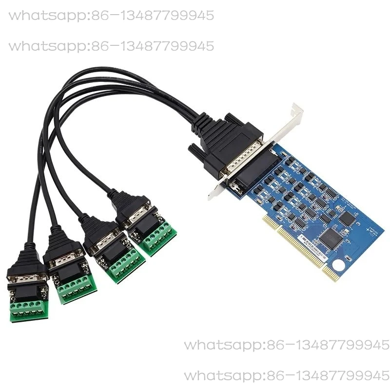 

PCI To 4-port RS485/422 Serial Port Card, Industrial Computer Desktop Serial Port Expansion Card UT-7724