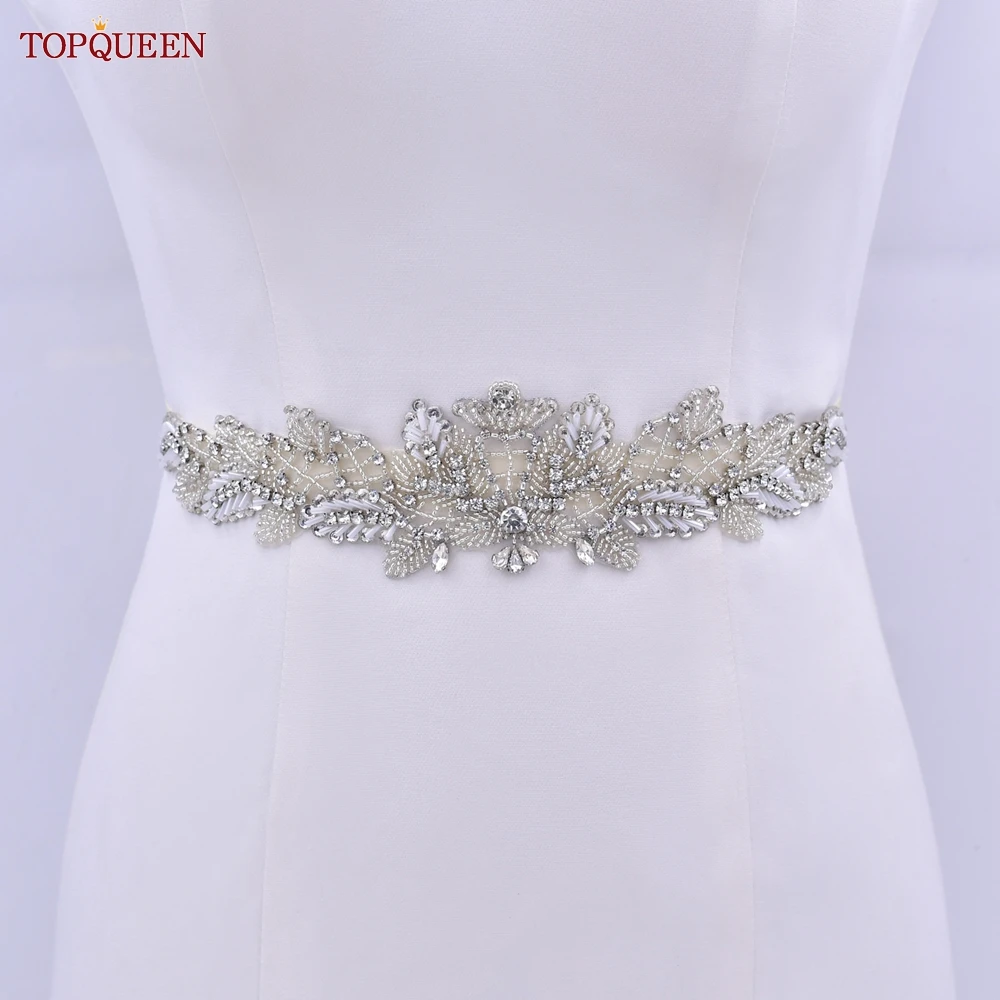 TOPQUEEN S110 Thiết Kế Mới Dây Nữ Cô Dâu Tay Cô Dâu Nữ Cưới Tối Váy Dự Tiệc Tất Ren Kim Cương