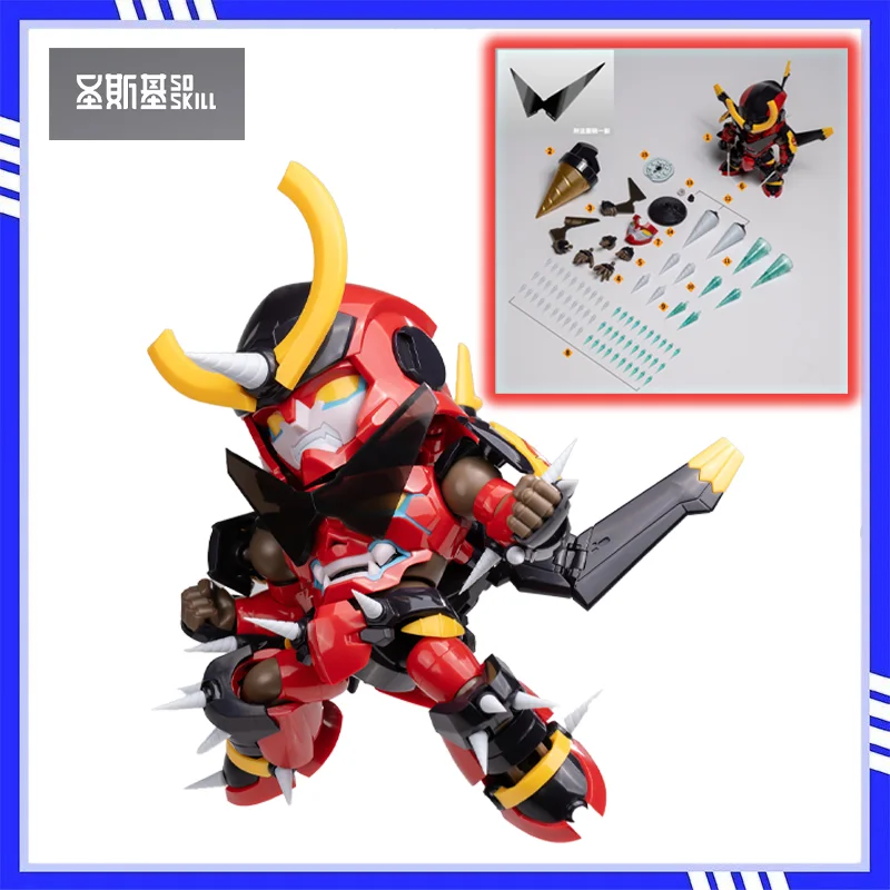 Figura de Anime Super Móvil SOSKILL Tengen Toppa Gurren Lagann, Modelo de Ensamblaje Versión Q, Juguete Coleccionable