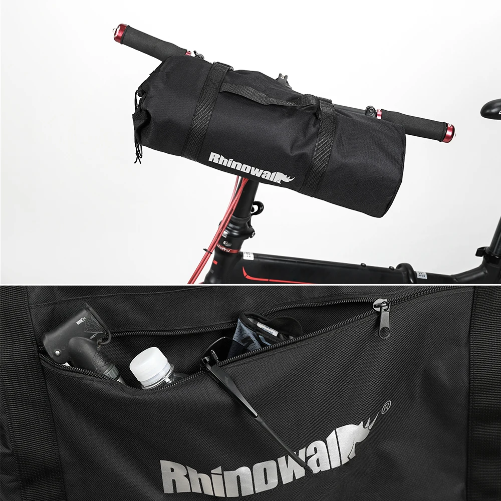 Rhinowalk 26 Inch Folding Bicycle Carrying Bag Portable Cycling Travel  Bike Storage Transport Case Bicycle Protective Cover