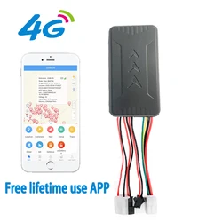 DAGPS-rastreador gps 4g GT06, monitor de parada de sonido, motor sos para vehículos de coche, dispositivo de seguimiento de motocicleta, localizador, aplicación gratuita de por vida