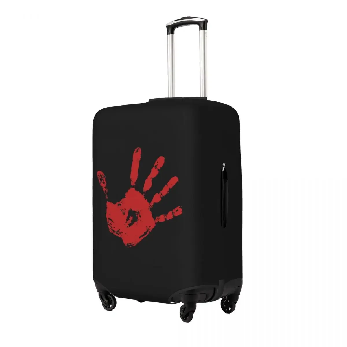 MMIW Face Cover, Face Mask Print Luggage Protective Dust Covers Elastic Waterproof 18-32inch Suitcase Cover Travel Accessories