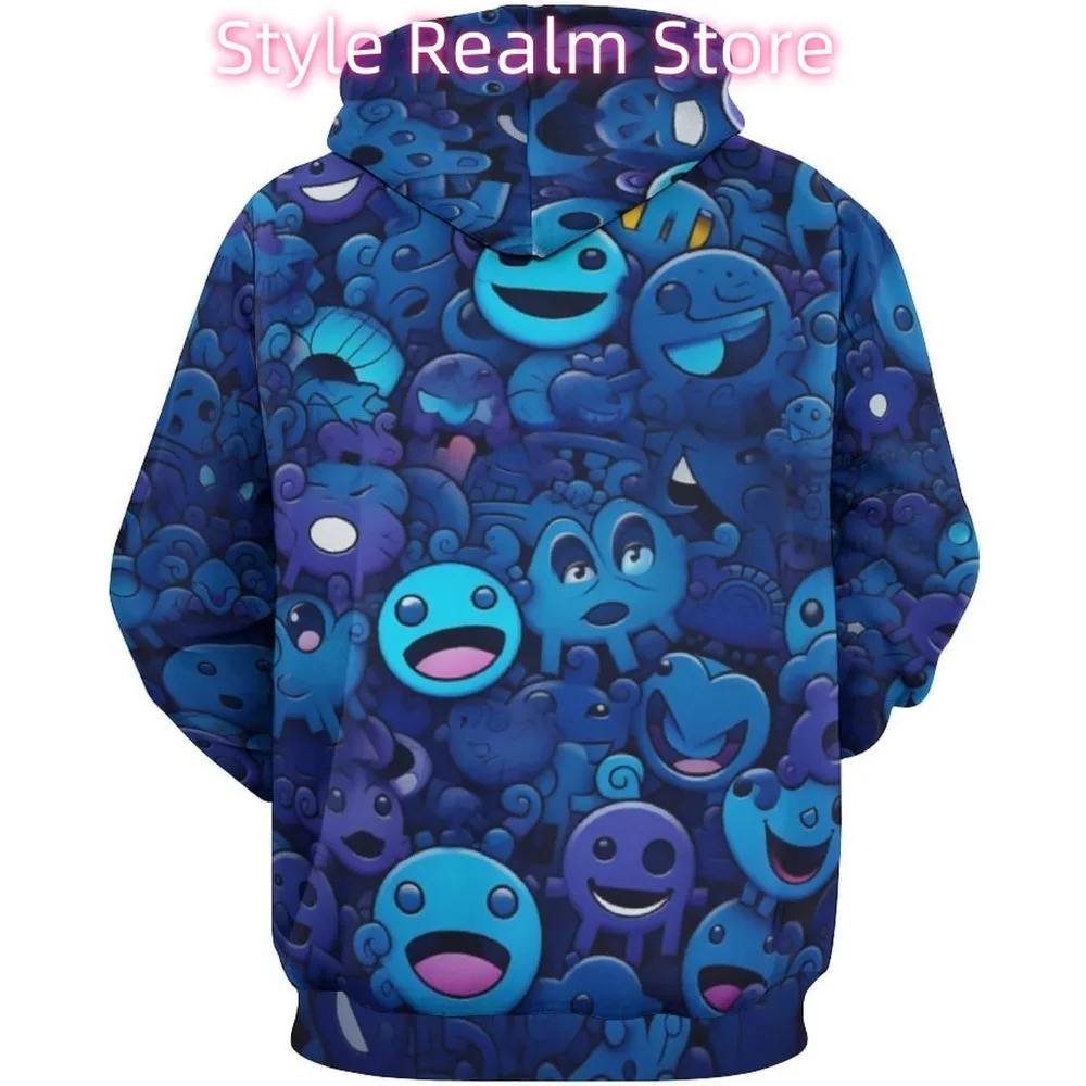 للجنسين التعادل مصبوغ هوديي مطبوعة مقنعين مخدر الكرتون مضحك البلوز هوديس