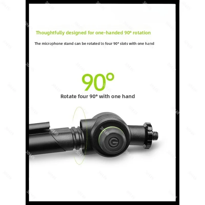 Microphone Boom Arm Stand Gmstba01 Desktop Clip-on Handheld Dynamic/condenser Mic Stand