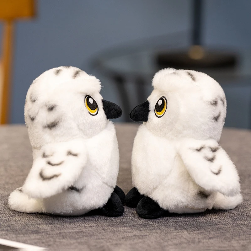 Cartoon Hedwig Eule Plüschtiere Weiches Stofftier Plüschtier Schulterdekor Lustiges Spielzeug für Jungen und Mädchen Geburtstagsgeschenk